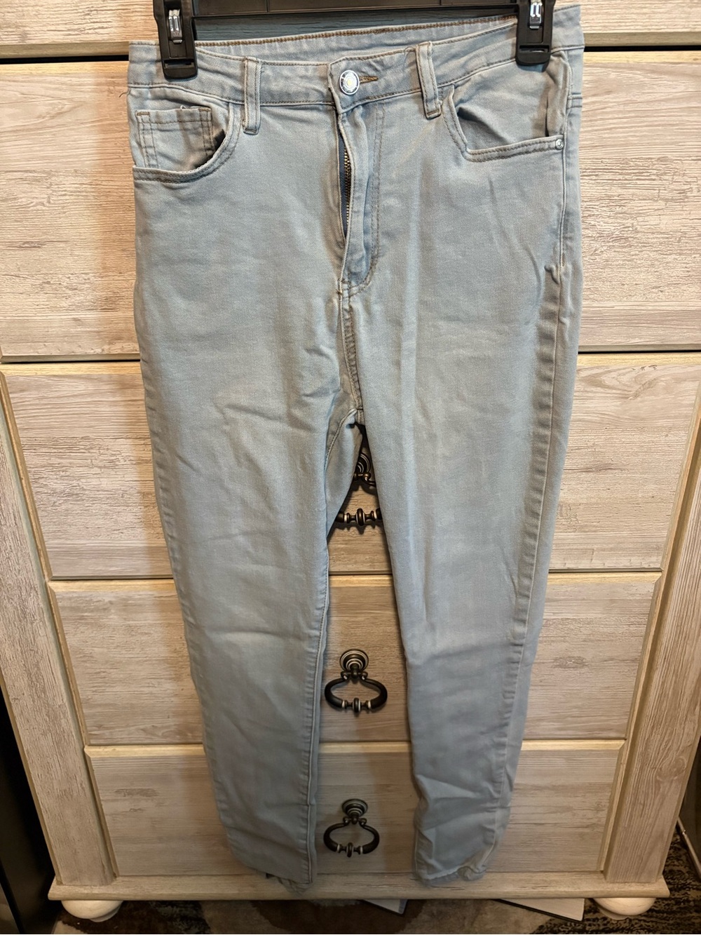 SHEIN Woman Skinny Jeans in Light blue